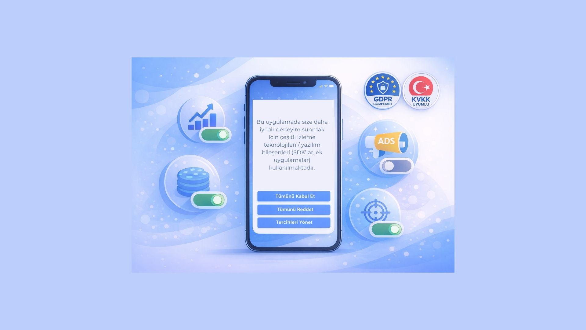 Mobil Uygulamalarda KVKK & GDPR Uyumlu İzin Yönetimi (Cookiespool SDK)